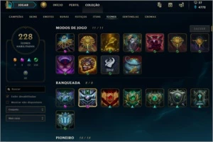 Conta League of Legends - Plat 2 (conta da season 3) LOL