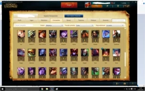 Vendo conta com borda diamante - platina 3 - League of Legends LOL