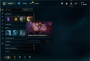 Conta ouro 1 com 22 Champs e 10 Skins (EMAIL NÃO CONFIRMADO) - League of Legends LOL