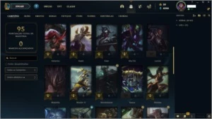 CONTA LEAGUE OF LEGENDS LOL