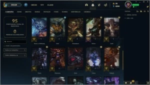 CONTA LEAGUE OF LEGENDS LOL