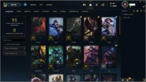 CONTA LEAGUE OF LEGENDS LOL