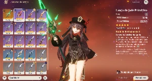Conta AR 59 + 17 5⭐, 6 Armas 5⭐ - Genshin Impact