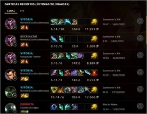 Conta Platina 1(Fazer MD10) - League of Legends LOL