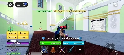 Conta com dragon perm - Roblox