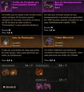 GOLD E ITENS SERVIDOR - ARTORIUS - New World