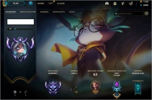 CONTA DIAMANTE - League of Legends LOL