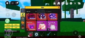 Conta de Blox fruts muito upada é gemada - Roblox