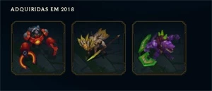Conta League of  Legends - Nv 160 - Mono Suporte - League of Legends LOL