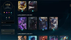 Conta League of  Legends - Nv 160 - Mono Suporte - League of Legends LOL