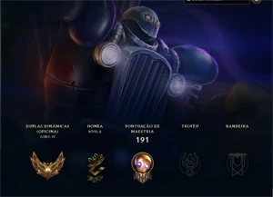 Conta League of  Legends - Nv 160 - Mono Suporte - League of Legends LOL