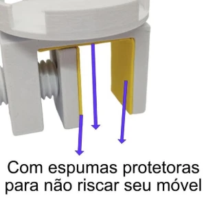 Suporte Ajustável de Berço para Babá Eletrônica - Artesanato e Personalizados