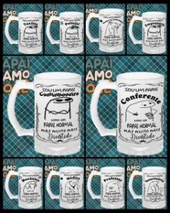 Arte Para Caneca de Shopp - PAI (4) Flork Profissão