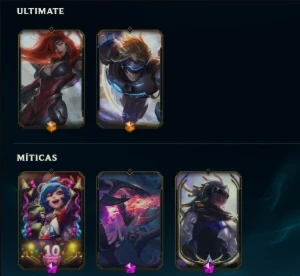 Conta season 3, todos os champs + RP + 390 skin - League of Legends LOL