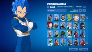 Conta Fortnite | 82 Skins | Vegeta | Entrega automática!