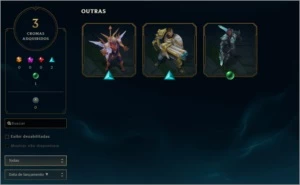 CONTA LOL: COM 37 SKINS - 87 CHAMPIONS - BORDA PLATINA - League of Legends