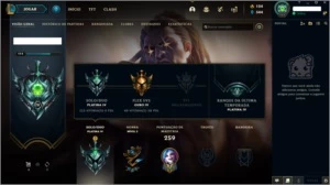 CONTA LOL: COM 37 SKINS - 87 CHAMPIONS - BORDA PLATINA - League of Legends