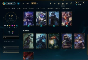 Esmeralda 3 com 50 Champs e 12 Skins - League of Legends LOL