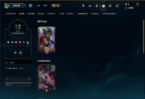 Esmeralda 3 com 50 Champs e 12 Skins - League of Legends LOL