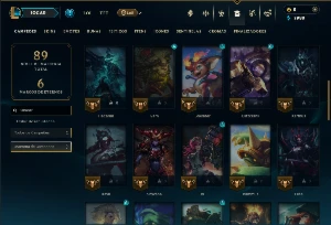Esmeralda 3 com 50 Champs e 12 Skins - League of Legends LOL
