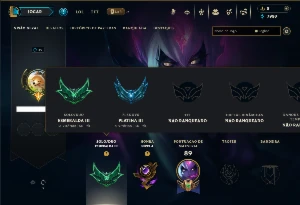 Esmeralda 3 com 50 Champs e 12 Skins - League of Legends LOL