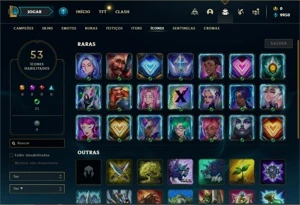 Conta Platina 3 com 26 Champs e 1 Skins + 14 Espolios - League of Legends LOL