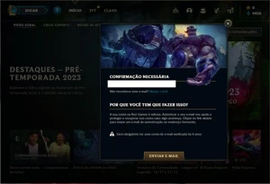 Conta Platina 3 com 26 Champs e 1 Skins + 14 Espolios - League of Legends LOL