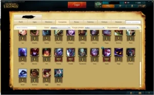 Conta League of Legends Platina lll LOL