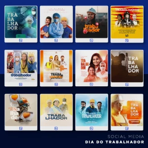 Pack 200 Artes editáveis Dia do trabalhador – Photoshop psd - Outros