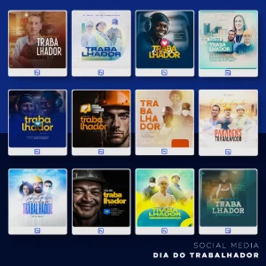 Pack 200 Artes editáveis Dia do trabalhador – Photoshop psd - Outros