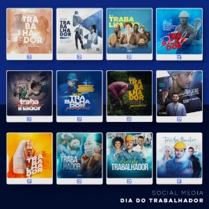Pack 200 Artes editáveis Dia do trabalhador – Photoshop psd - Outros