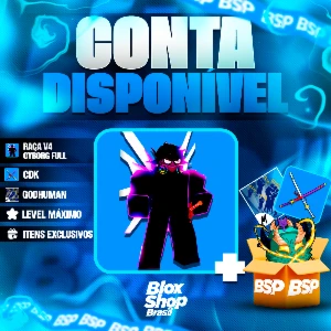 BLOX FRUITS > 🤖RAÇA V4 CYBORG FULL + ⚔️CDK + 👊GODHUMAN