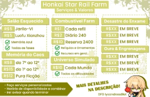 Honkai Star Rail - Serviços & Valores - Outros