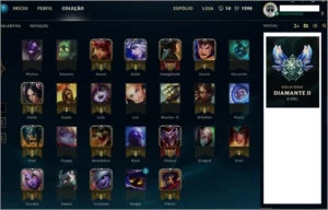 Conta diamante 2 + Annie hextec - League of Legends LOL