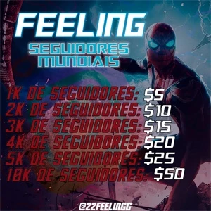 Feeling Seguidores Instagram - Redes Sociais