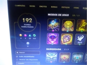 Conta league of Legends 227 skin todos champs LOL