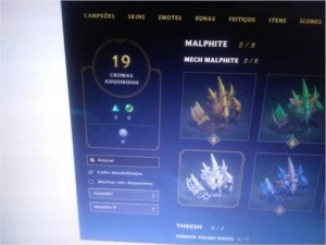 Conta league of Legends 227 skin todos champs LOL
