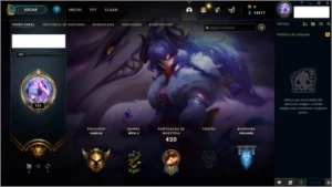 LVL 121 -112 Skins (2 Prestigio, 14 Lendarias) Gold S7 ~ S10 - League of Legends LOL