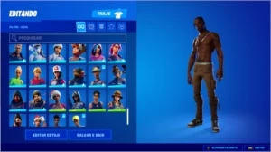CONTA FORTNITE SEASON 4 ATE A ATUAL
