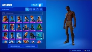 CONTA FORTNITE SEASON 4 ATE A ATUAL
