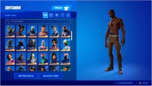CONTA FORTNITE SEASON 4 ATE A ATUAL