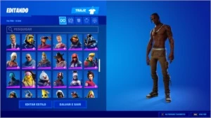 CONTA FORTNITE SEASON 4 ATE A ATUAL