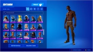 CONTA FORTNITE SEASON 4 ATE A ATUAL