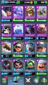 Conta Clash Royale nv 11 com 31 lendárias
