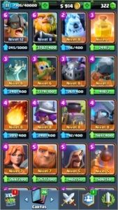 Conta Clash Royale nv 11 com 31 lendárias