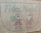 Tela para bordar em juta NTJ-05 - 74 x 55 cm - Artesanato e Personalizados