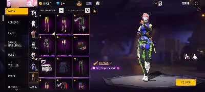 Conta Free Fire R$500 - 3 Miko + Sakura Naruto + Angelical