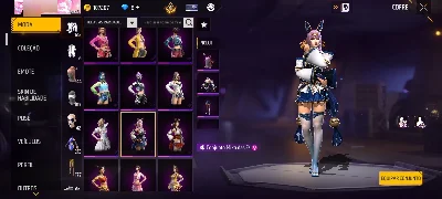 Conta Free Fire R$500 - 3 Miko + Sakura Naruto + Angelical