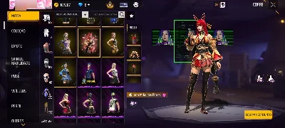 Conta Free Fire R$500 - 3 Miko + Sakura Naruto + Angelical