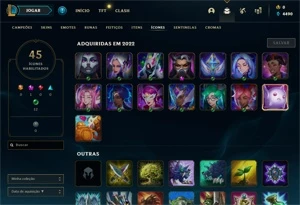 Conta PLATINA 4 - Smurf LOL (league of legends) ELOMOON